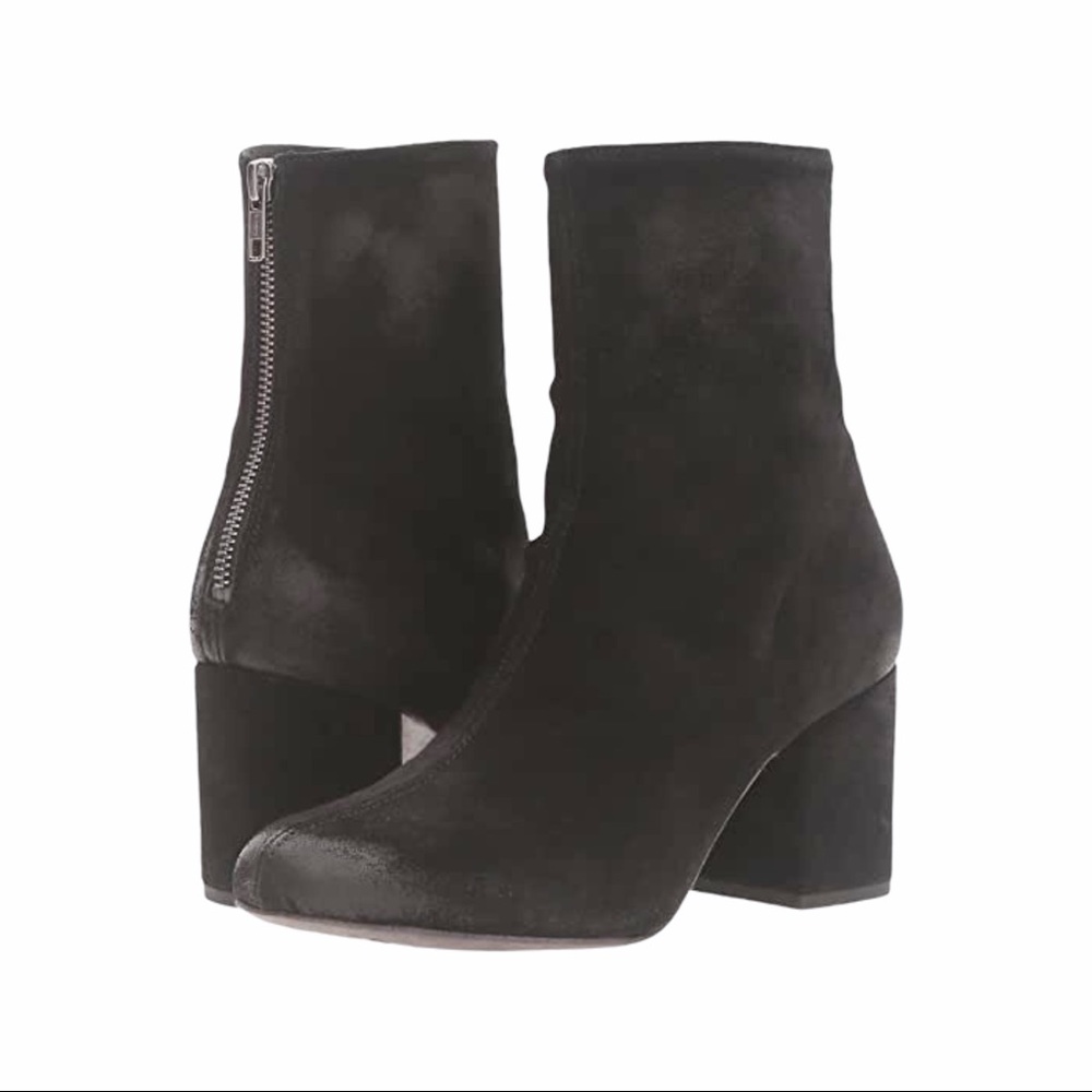 Free People Black Ankle Boots